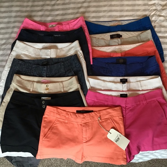 Shorts Size 2 Lot / Bundle of 13 - J.Crew, Ann Taylor, LOFT, Vineyard Vines - Picture 1 of 7